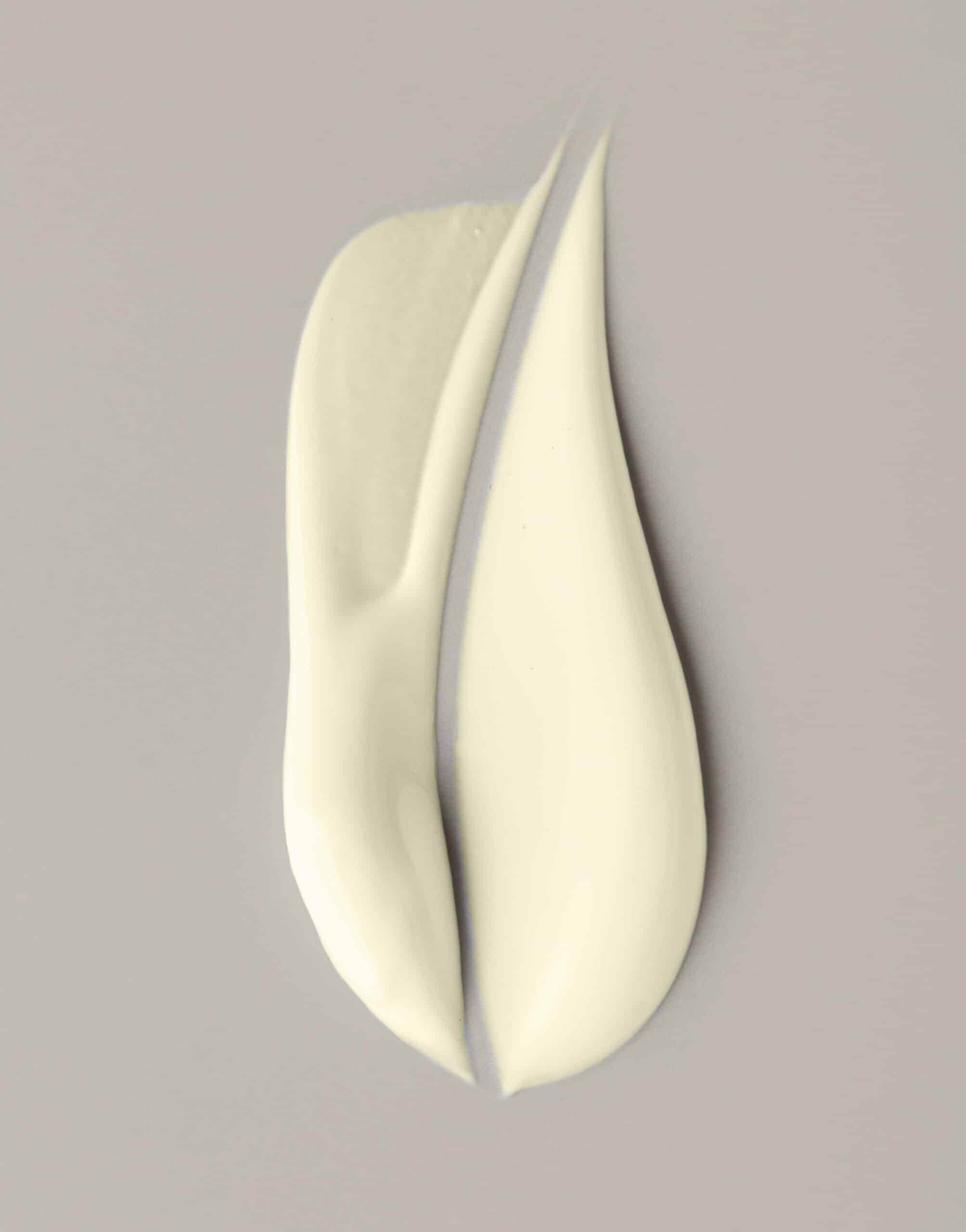 Face or body cream hair balm gray beige background-2